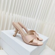 디올 DIOR 모던 빈티지 디자인 엘레강스 힐 슬리퍼