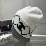 샤넬 CHANEL 로고 자수 패션 트렌디 캐주얼 니트 비니 남여공용