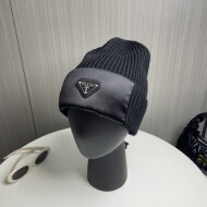 프라다 PRADA 로고 패션 캐주얼 니트 비니 남여공용