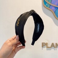 생로랑 Saint Laurent 로고 레트로 트렌드 디자인 캐주얼 머리띠