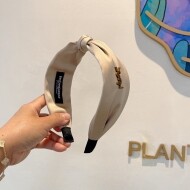 생로랑 Saint Laurent 로고 레트로 트렌드 디자인 캐주얼 머리띠