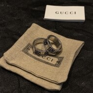 구찌 GUCCI 더블 G 레터링 꼬임 반지
