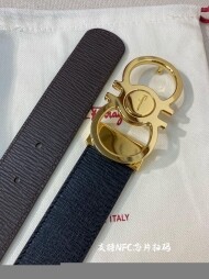 페라가모 Ferragamo 모던 캐주얼 남성 벨트 3.4cm