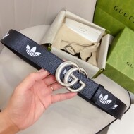 구찌 GUCCI 모던 더블 G 클로버 남성 벨트 4.0cm