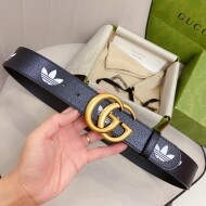 구찌 GUCCI 모던 더블 G 클로버 남성 벨트 4.0cm