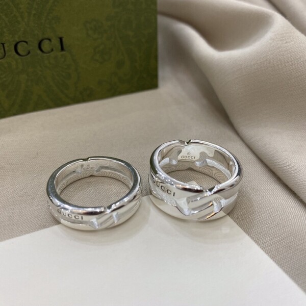 블링크,구찌 GUCCI 더블 G 크로커다일 링
