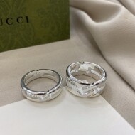 구찌 GUCCI 더블 G 크로커다일 링