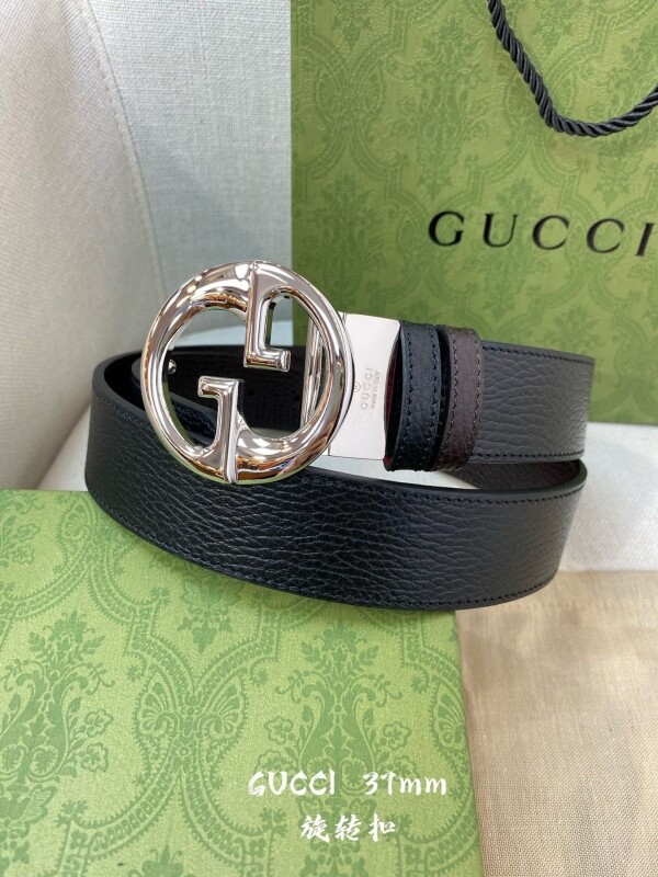 에이프,구찌 GUCCI 모던 캐주얼 남성 양면 벨트 3.8cm