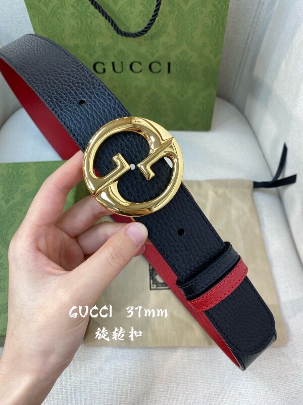 에이프,구찌 GUCCI 모던 캐주얼 남성 양면 벨트 3.8cm