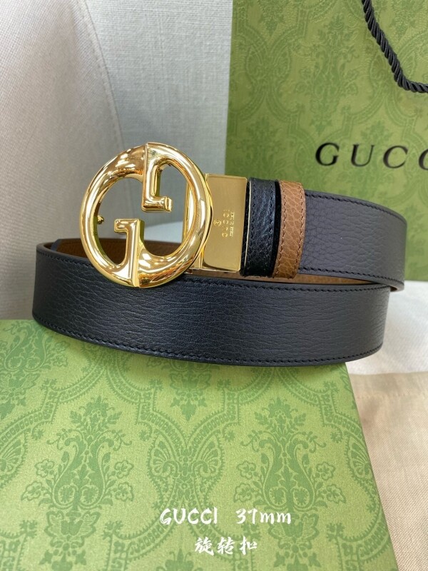 에이프,구찌 GUCCI 모던 캐주얼 남성 양면 벨트 3.8cm