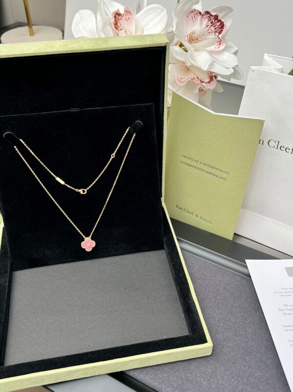위핑,반클리프 아펠 VanCleef&Arpels 클래식 싱글 클로버 목걸이