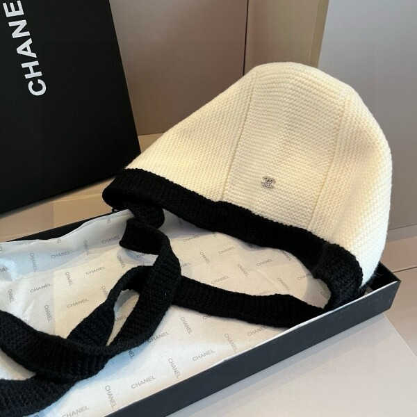 위핑,샤넬 CHANEL 모던 심플 캐주얼 귀달이 비니