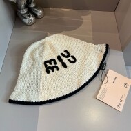 미우미우 MIU MIU 패션 디자인 짜임 캐주얼 비니