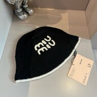 미우미우 MIU MIU 패션 디자인 짜임 캐주얼 비니