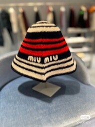 미우미우 MIU MIU 패션 디자인 짜임 캐주얼 비니