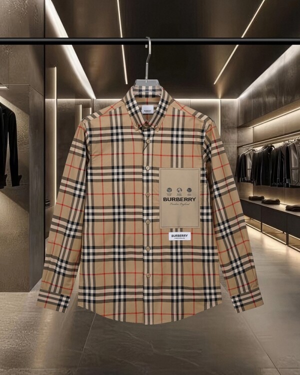 위핑,버버리 BURBERRY 클래식 모던 디자인 캐주얼 코디 셔츠