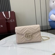 구찌 GUCCI Marmont 클래식 심플 더블 G 숄더백