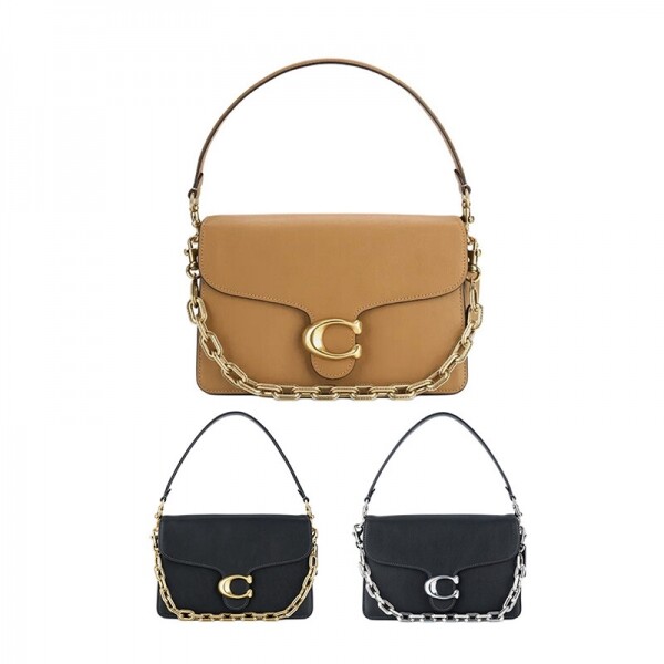 위핑,COACH Chain Tabby Crossbody Shoulder Bag CAF52 Black Outlet