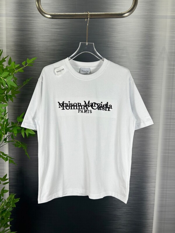 위핑,메종마르지엘라 Maison Margiela 유니크 패션 트렌디 캐주얼 반팔 티셔츠 남녀공용