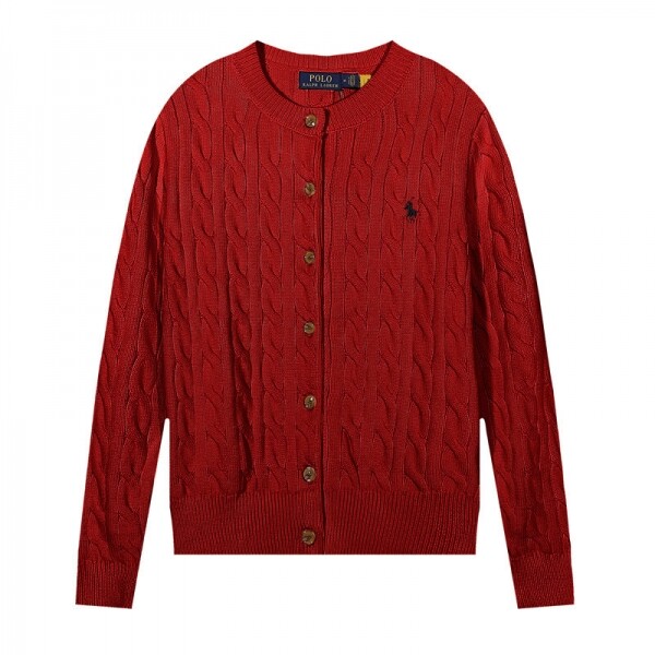 위핑,폴로 랄프로렌 POLO RALPH LAUREN 로고 자수 모던 캐주얼 니트 카디건