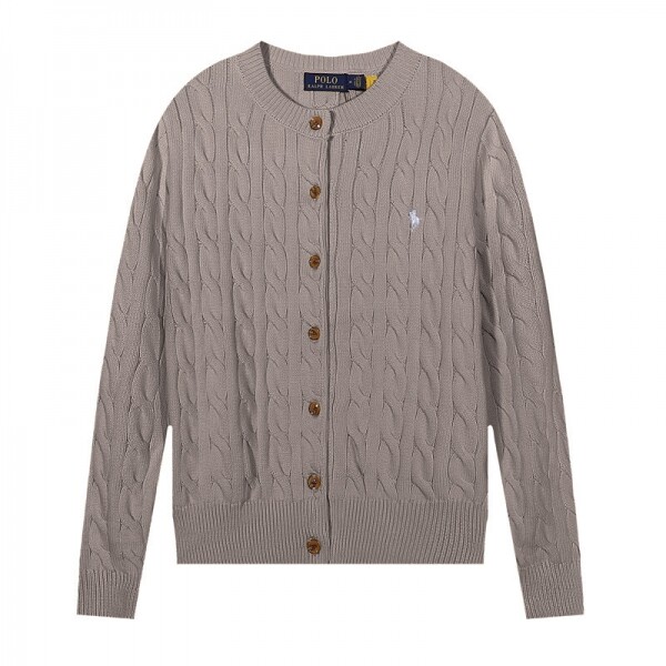 위핑,폴로 랄프로렌 POLO RALPH LAUREN 로고 자수 모던 캐주얼 니트 카디건