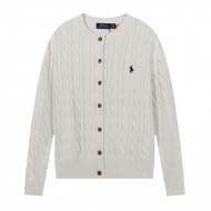폴로 랄프로렌 POLO RALPH LAUREN 로고 자수 모던 캐주얼 니트 카디건
