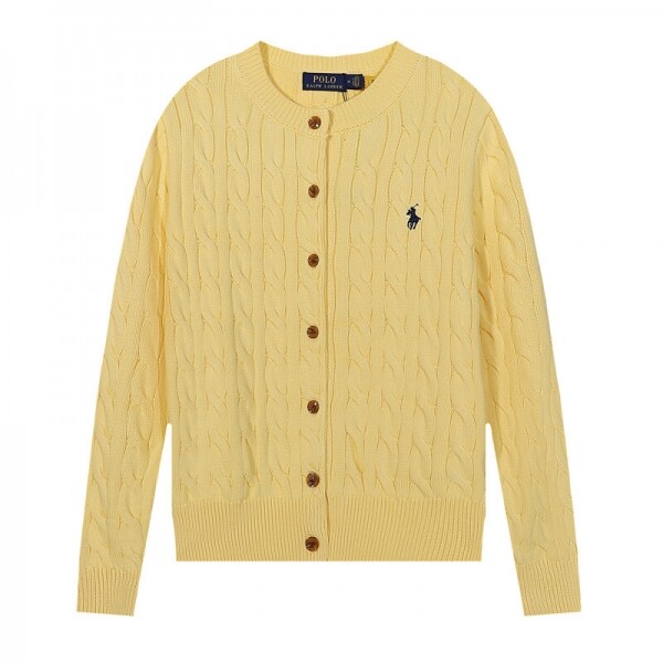 위핑,폴로 랄프로렌 POLO RALPH LAUREN 로고 자수 모던 캐주얼 니트 카디건