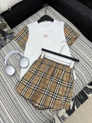 버버리 BURBERRY 여성 반팔+스커트 세트 S-L