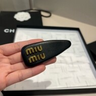 미우미우 MIU MIU 로고 스타일리쉬 클래식 올매치 헤어핀