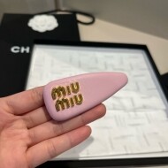 미우미우 MIU MIU 로고 스타일리쉬 클래식 올매치 헤어핀