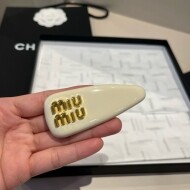 미우미우 MIU MIU 로고 스타일리쉬 클래식 올매치 헤어핀