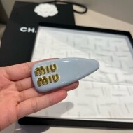 미우미우 MIU MIU 로고 스타일리쉬 클래식 올매치 헤어핀