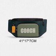 코치 트랙 벨트백 인 시그니쳐 캔버스 위드 코치 패치 C6653 COACH