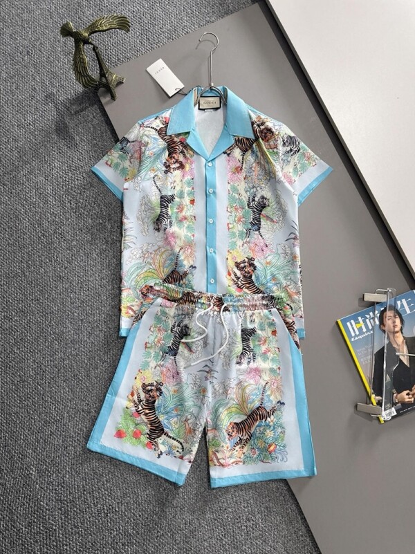 위핑,구찌 GUCCI 클래식 로고 디자인 전체 인쇄 세트