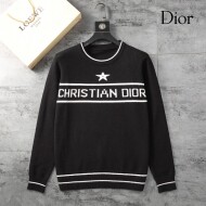 디올 DIOR 로고 자카드 스타일리시 캐주얼 니트 스웨터
