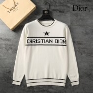 디올 DIOR 로고 자카드 스타일리시 캐주얼 니트 스웨터