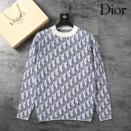 디올 DIOR 로고 자카드 스타일리시 캐주얼 니트 스웨터