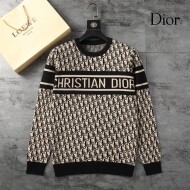 디올 DIOR 로고 자카드 스타일리시 캐주얼 니트 스웨터