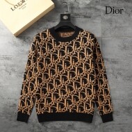 디올 DIOR 로고 자카드 스타일리시 캐주얼 니트 스웨터