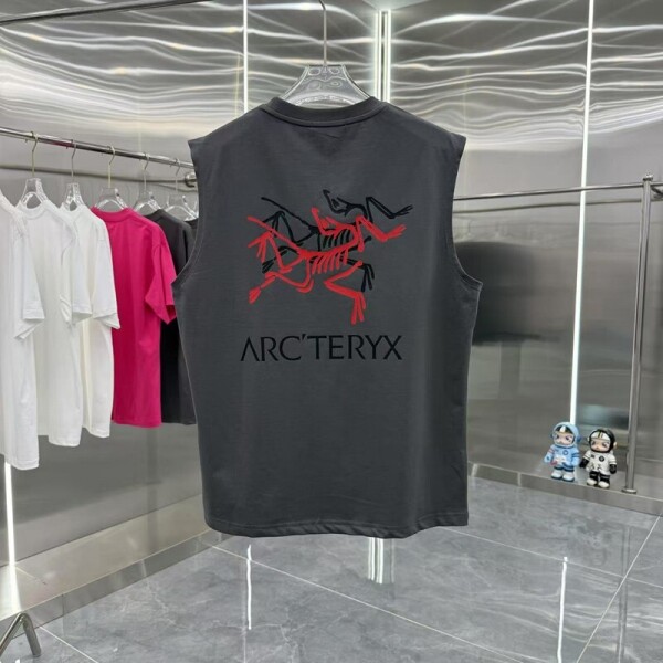 위핑,아크테릭스 ARC TERYX 패션 로고 프린트 캐주얼 베스트 티셔츠