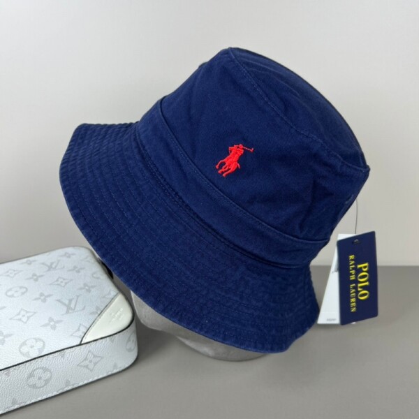 위핑,폴로 랄프로렌 POLO RALPH LAUREN 로고 자수가 돋보이는 스타일리시한 버킷햇