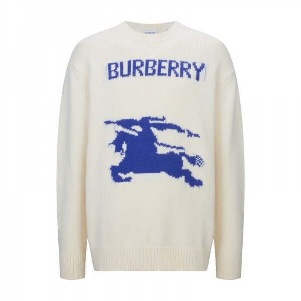 위핑,버버리 BURBERRY 워호스 자카드 캐주얼 니트 스웨터
