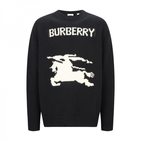 위핑,버버리 BURBERRY 워호스 자카드 캐주얼 니트 스웨터