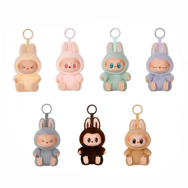 위핑,팝마트 라부부 LABUBU 마카롱 2세대 피규어 장식 귀여운 인형 랜덤 박스