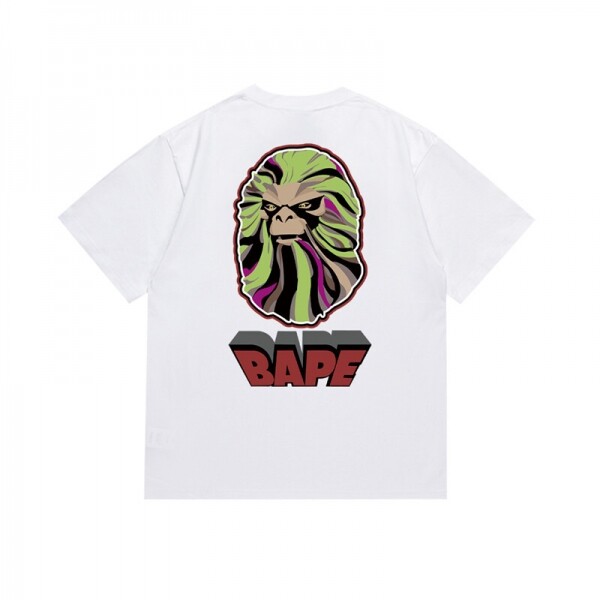 위핑,베이프 BAPE 커플 프린팅 모던 반팔 티