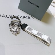발렌시아가 BALENCIAGA 트렌디한 심플 참장식 키 링