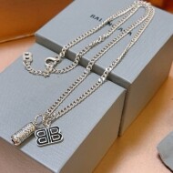 발렌시아가 BALENCIAGA 클래식 레트로 트렌드 캐주얼 목걸이