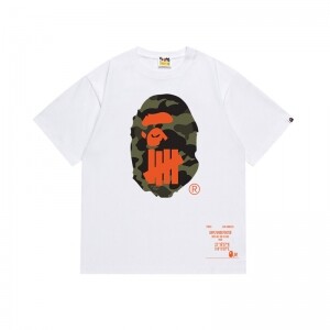 베이프 BAPE 클래식 프린트 캐주얼 커플 반팔 티