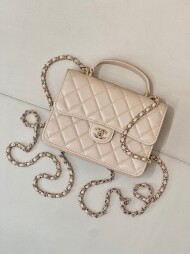 샤넬 CHANEL 패션 심플레퍼백팩