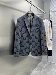 구찌 GUCCI 패션 프린트 남자 정장 코트